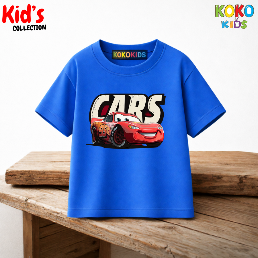Kid's Premium Drop Shoulder T-shirt - Car