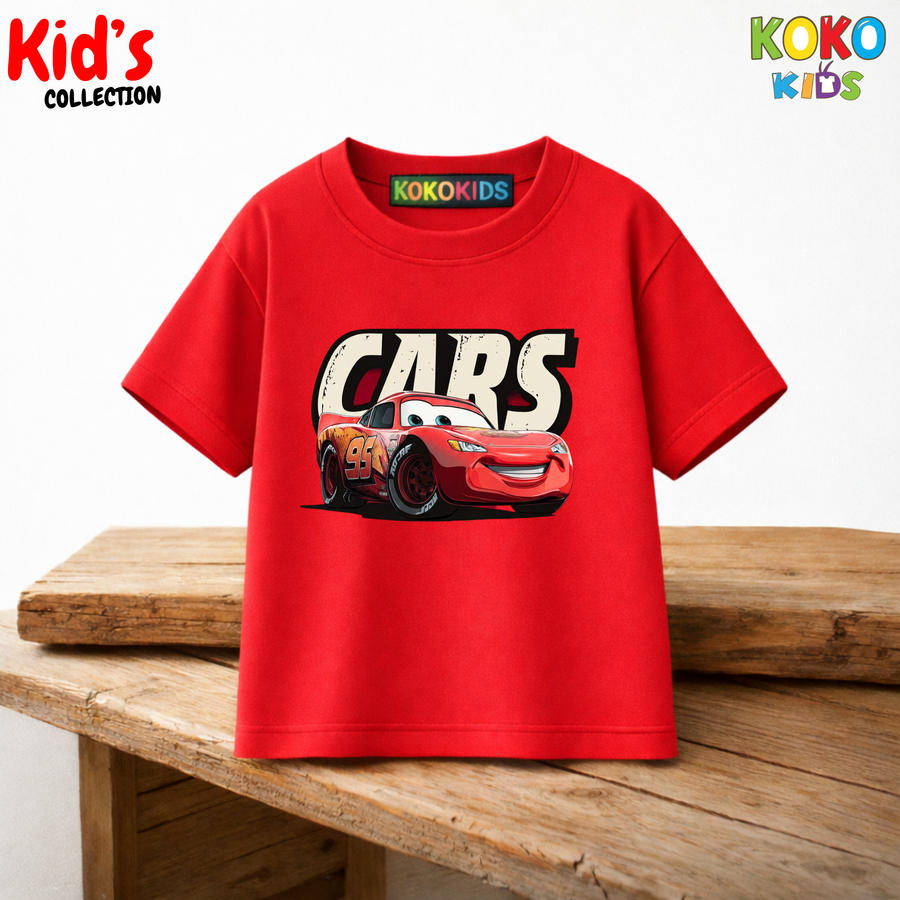 Kid's Premium Drop Shoulder T-shirt - Car