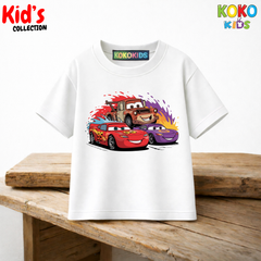 Kid's Premium Drop Shoulder T-shirt - Car