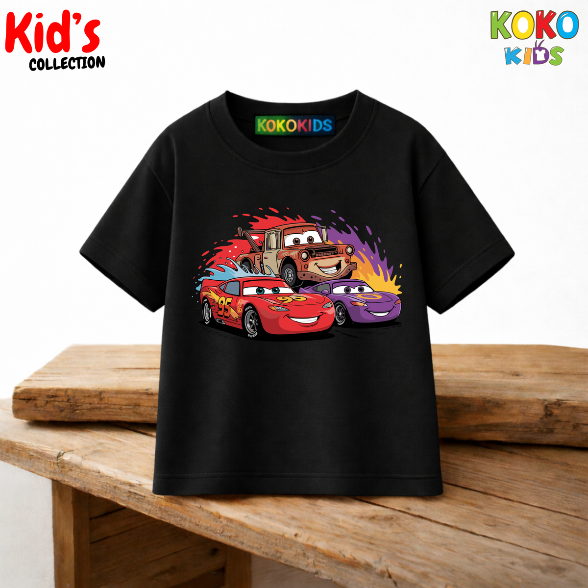 Kid's Premium Drop Shoulder T-shirt - Car
