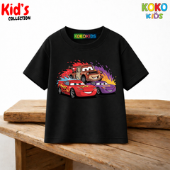 Kid's Premium Drop Shoulder T-shirt - Car