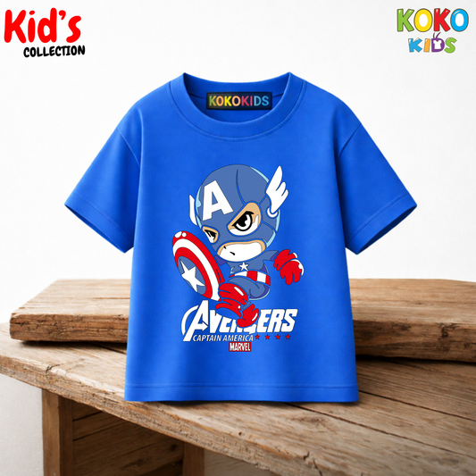 Kid's Premium Drop Shoulder T-shirt - Avenger