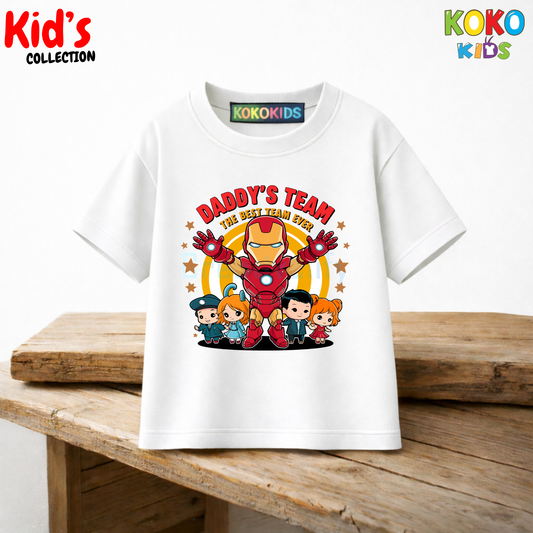 Kid's Premium Drop Shoulder T-shirt - Ironman