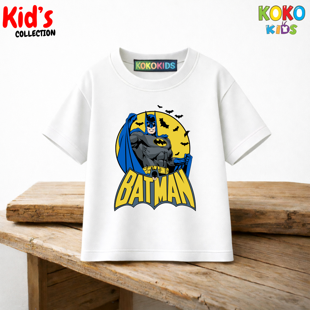 Kid's Premium Drop Shoulder T-shirt - Batman