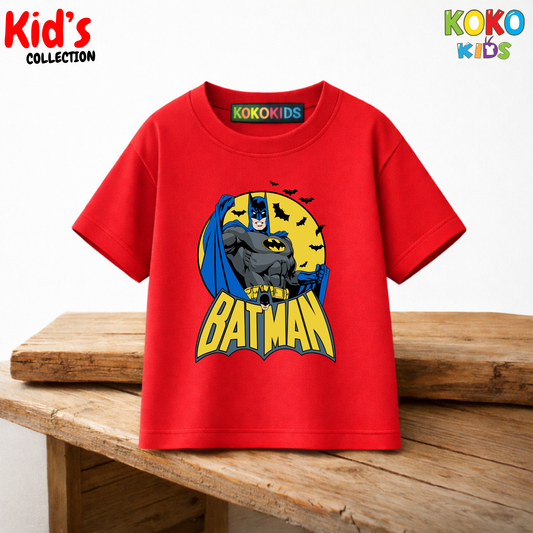 Kid's Premium Drop Shoulder T-shirt - Batman