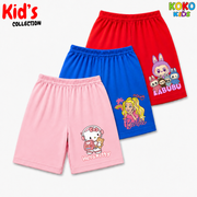 3Pcs Unisex Kids Cotton Shorts Combo