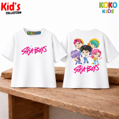 Kid's Premium Drop Shoulder T shirt - Both side design