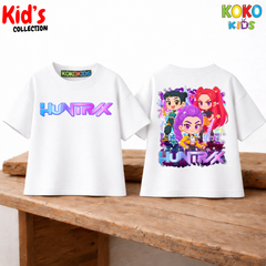 Kid's Premium Drop Shoulder T shirt - Both side design