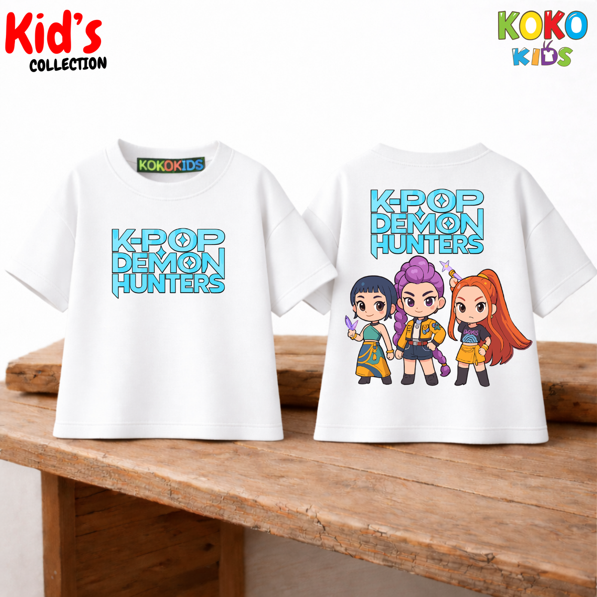 Kid's Premium Drop Shoulder T shirt - Both side design
