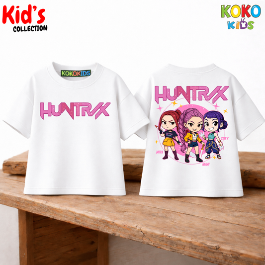 Kid's Premium Drop Shoulder T shirt - Both side design