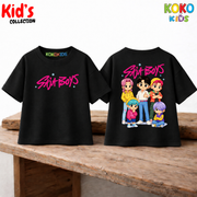 Kid's Premium Drop Shoulder T shirt - Both side design