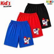 3Pcs Unisex Kids Cotton Shorts Combo